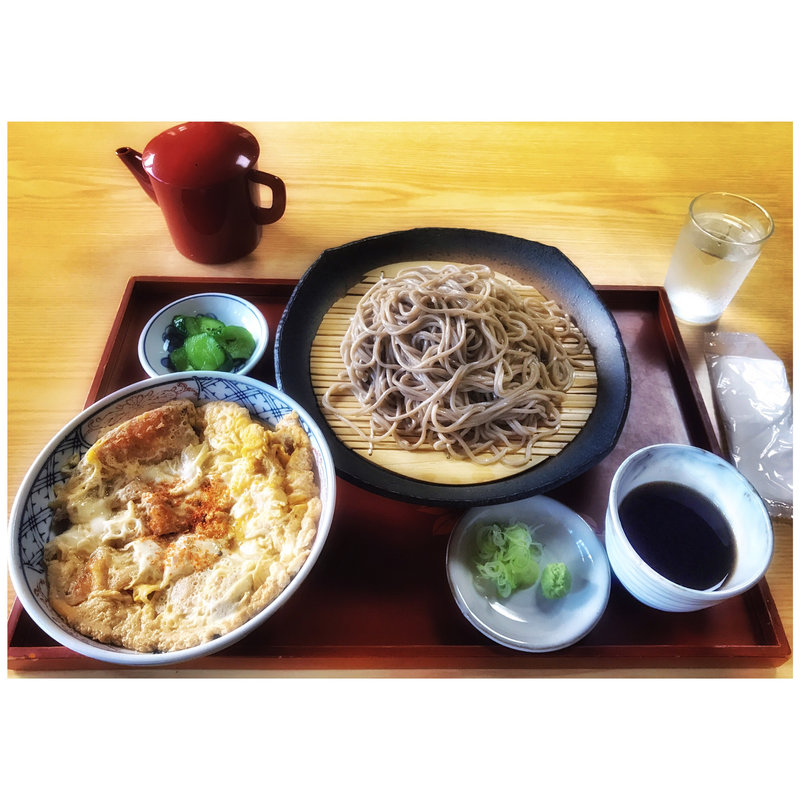 カツ丼ざる蕎麦セット(すがわら )