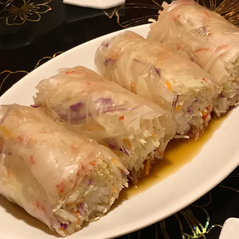 海鮮と野菜の生春巻(香港楼 )