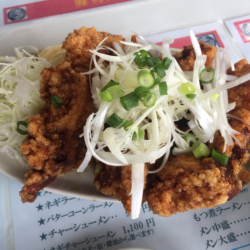 ユーリンチーハーフ定食(三代目 蝦夷)