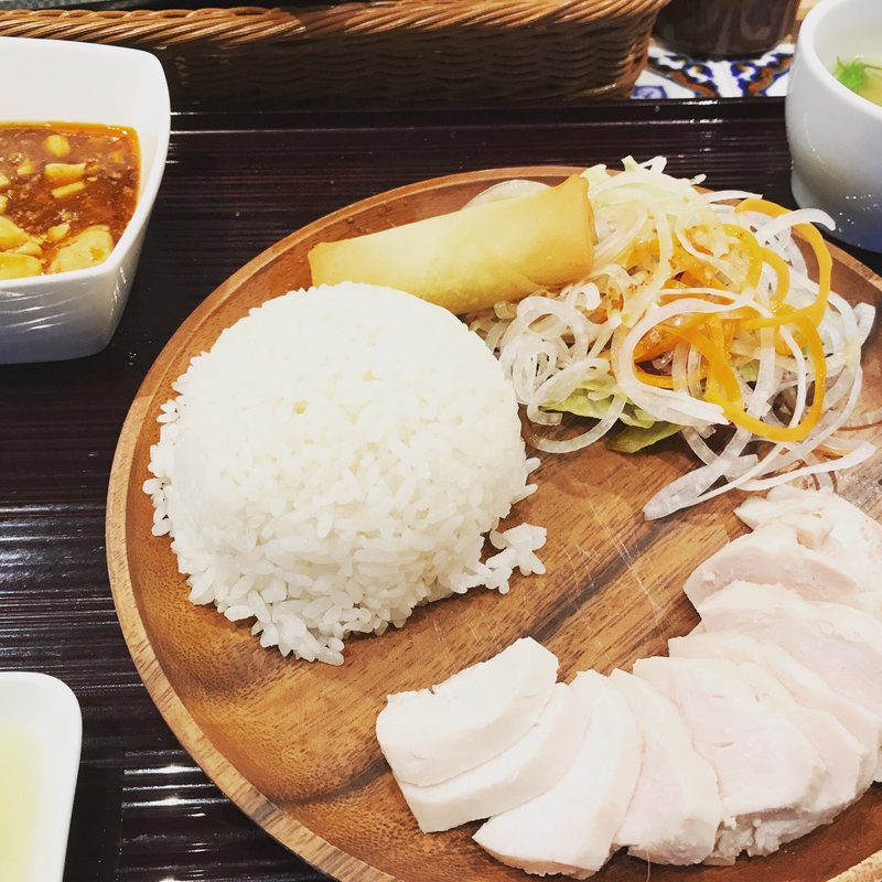 海南チキンプレートランチ(アジアン スパイス)