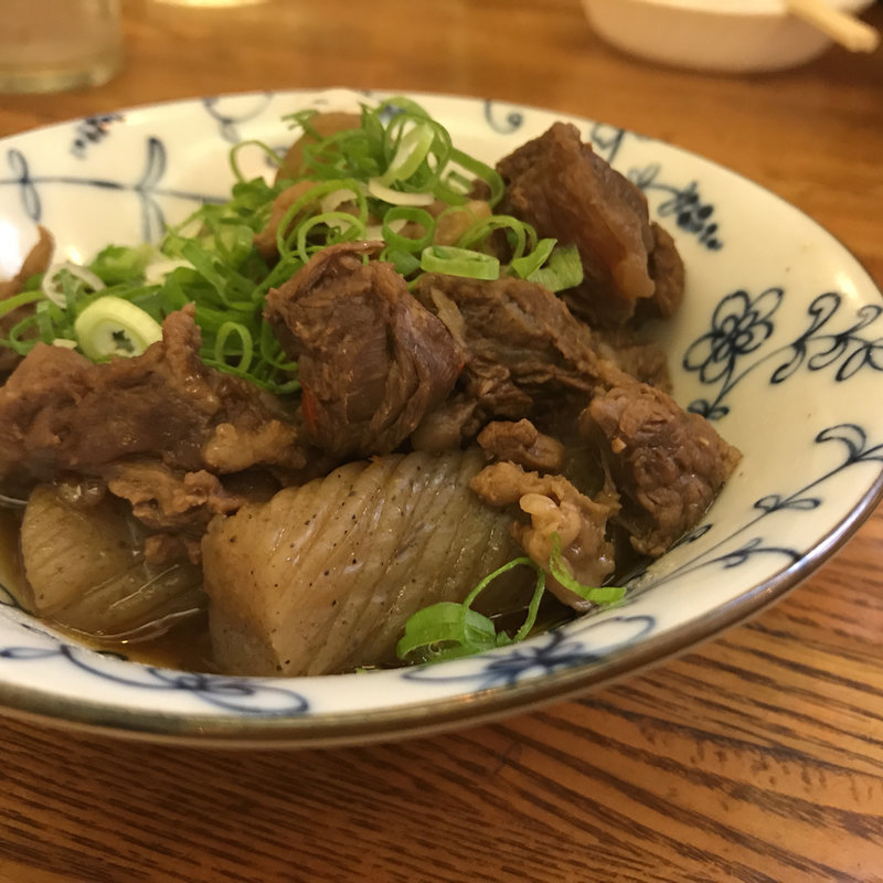 牛すじこんにゃく煮込み(京極スタンド （きょうごくすたんど）)