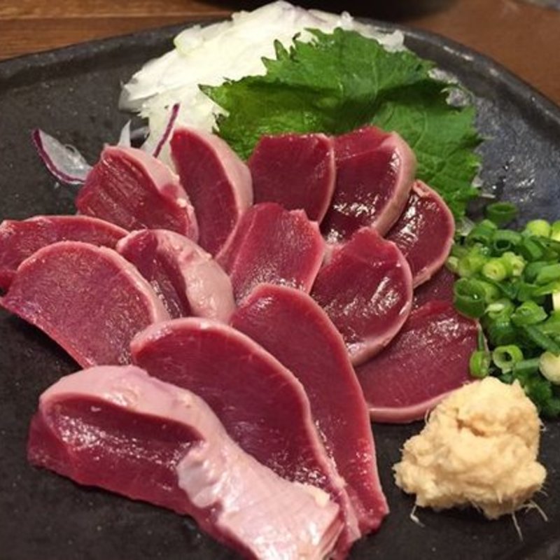 スナズリの刺身(鳥八 )