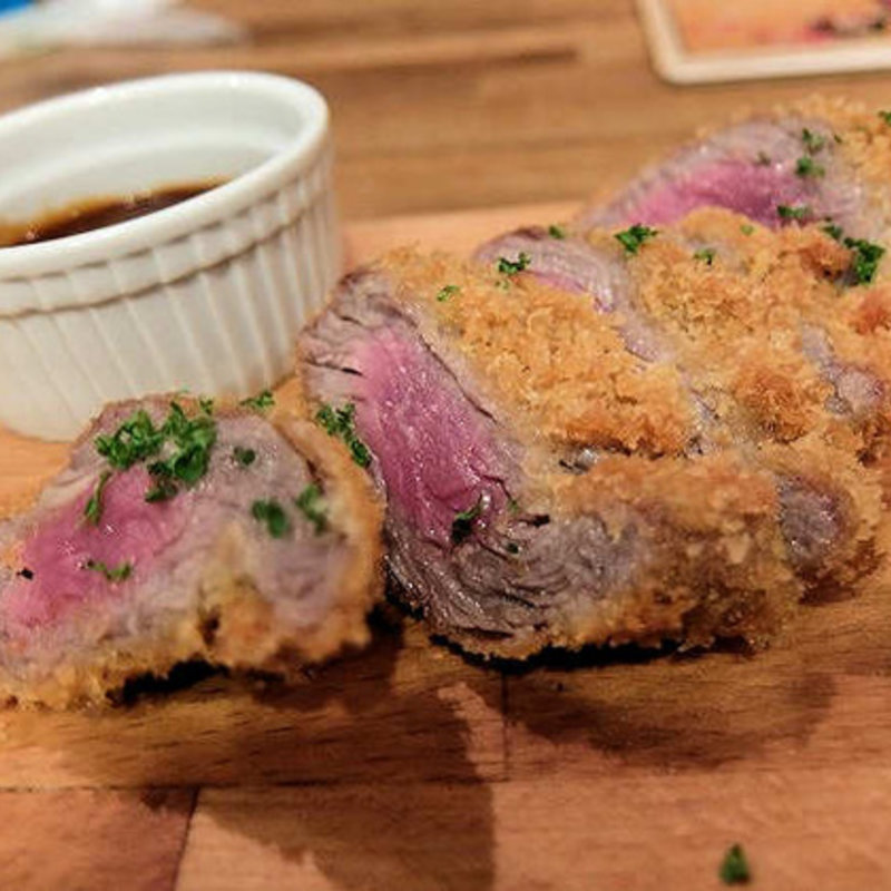 レア牛カツ100g(ビーフ食堂 本店 )