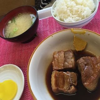 豚角煮定食(わかな )