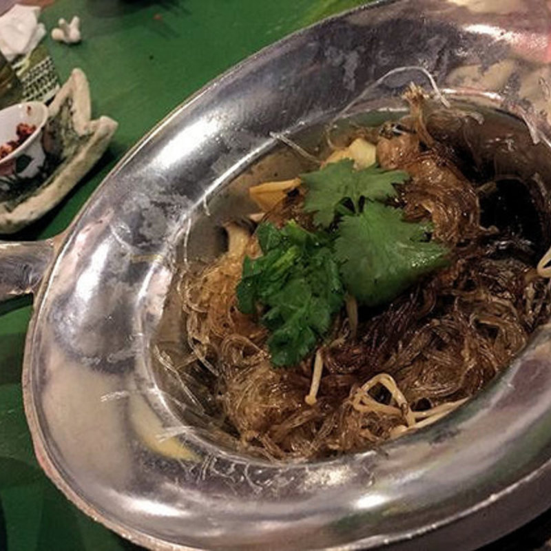 タイ風 きのこと春雨の蒸し焼き(亜細亜民芸　きらきら )