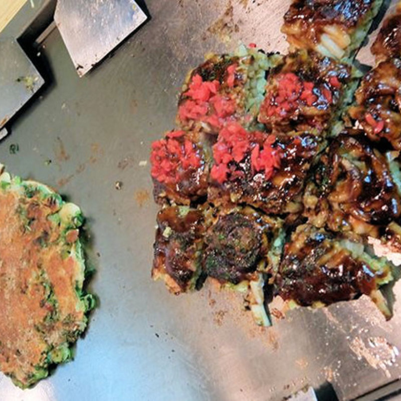 うどんのモダン焼き(お好み焼き　すえひろ （お好み焼き（オコノミヤキ）　すえひろ（スエヒロ））)