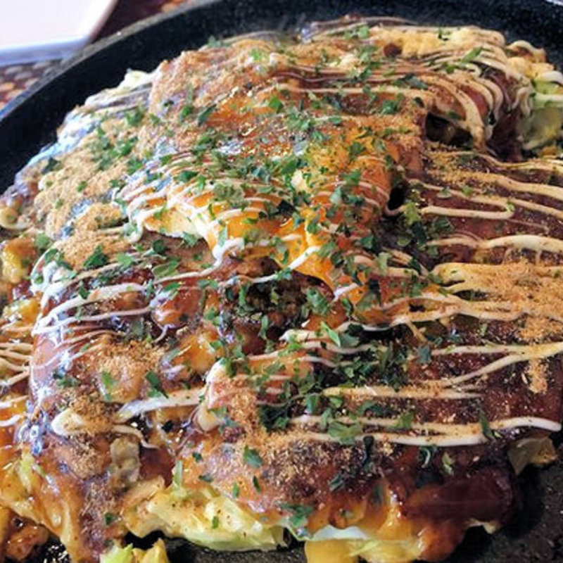 いか豚お好み焼き(笑々 （ゲラゲラ）)