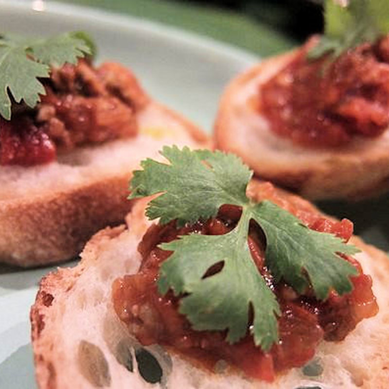 北タイ風ミートソースのバゲットのせ(亜細亜民芸　きらきら )