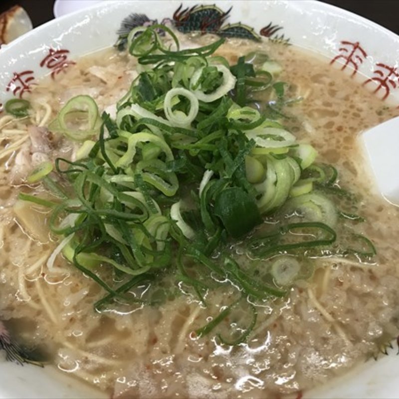 コッテリラーメンネギ多め(来来亭　メガガイア本山店)