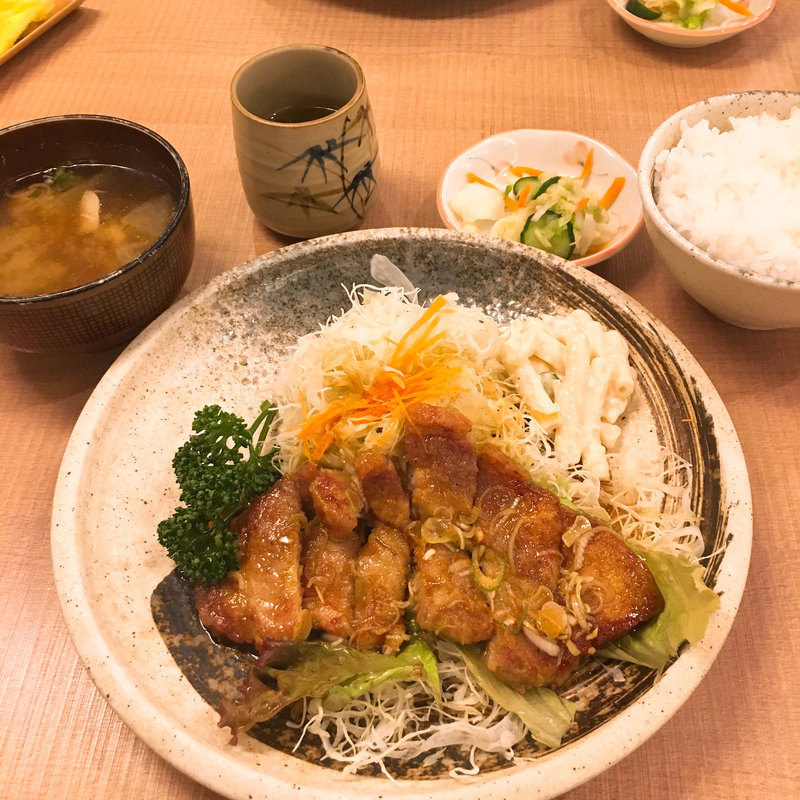 生姜焼き定食(とんかつ双葉 葛西店)