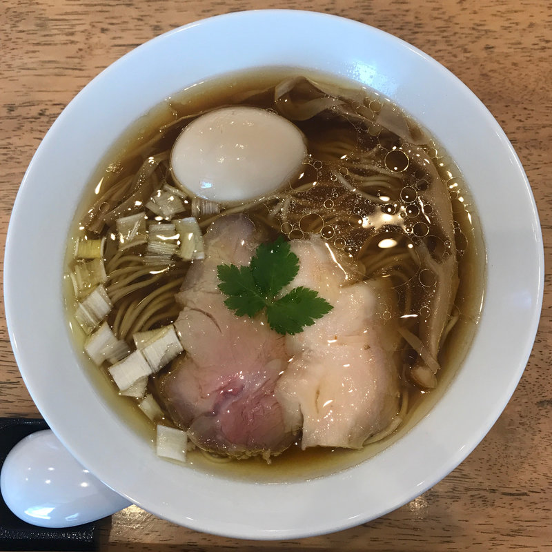 地鶏醤油らーめん(はや川)