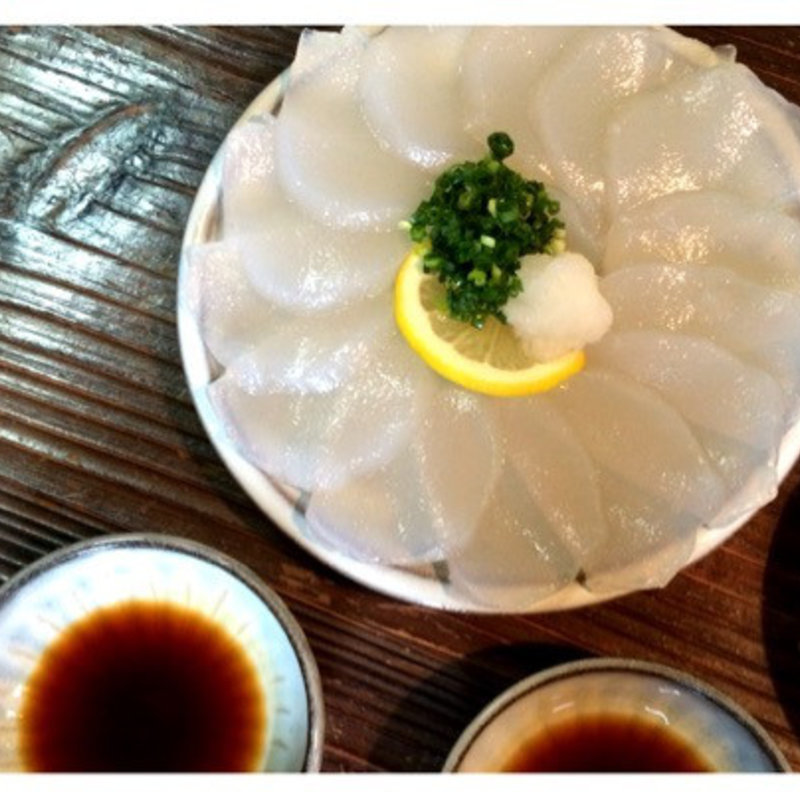 こんにゃくのお刺身(重兵衞茶屋)