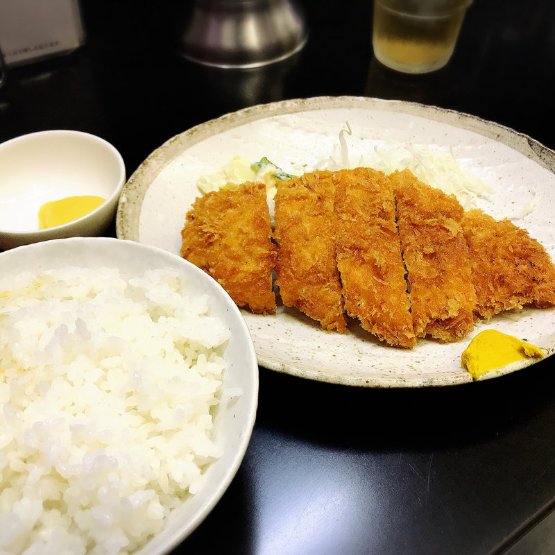 チキンカツ定食(中華料理 宗楽)