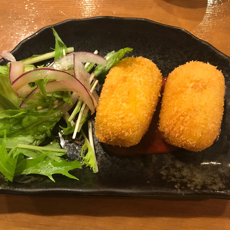 蟹クリームコロッケ(駒沢 魚庵 直)