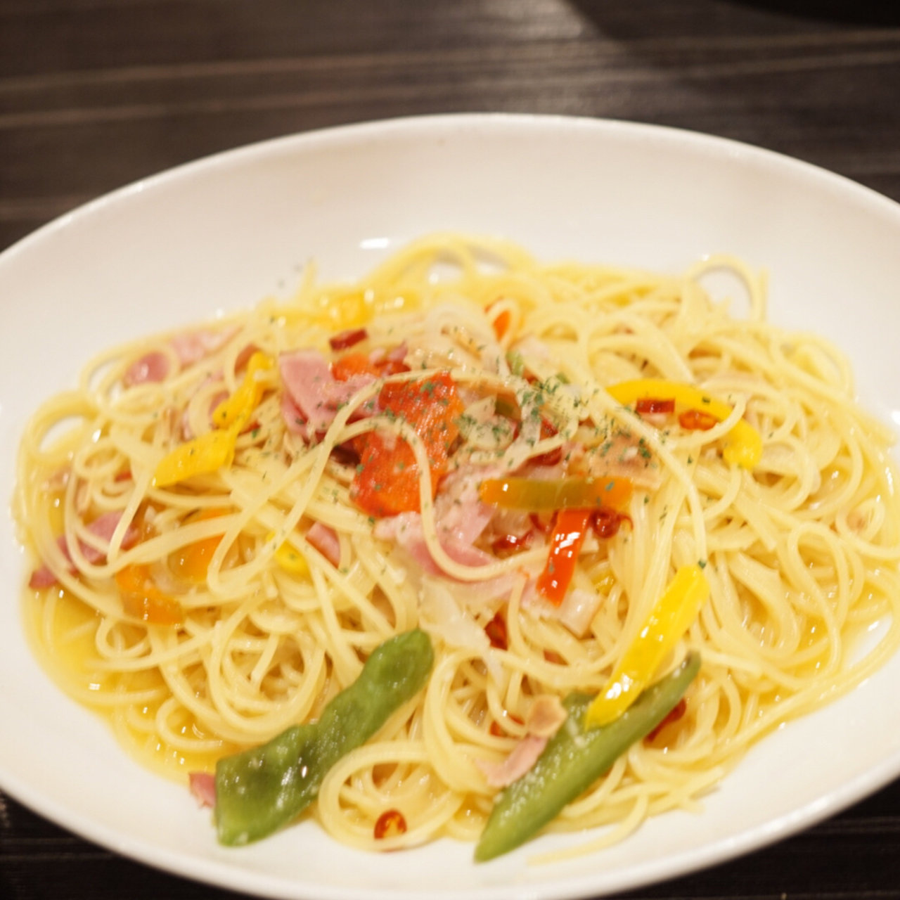 ペペロンチーノ(洋麺亭 長野若里店 )の口コミ一覧 | No.1のメニューが