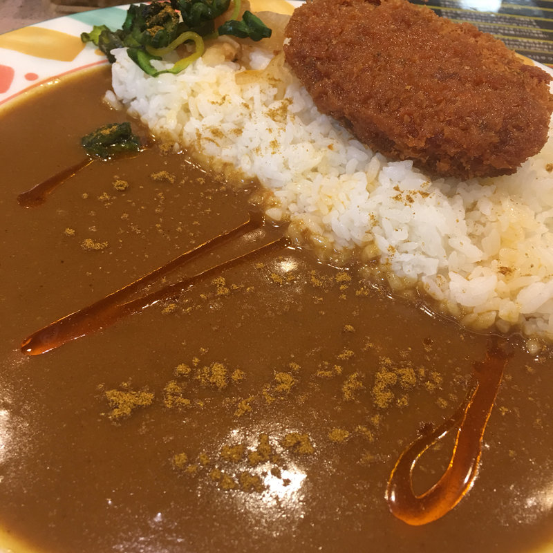 メンチカレー(カレーハウス11イマサ （カレーハウスイレブンイマサ）)