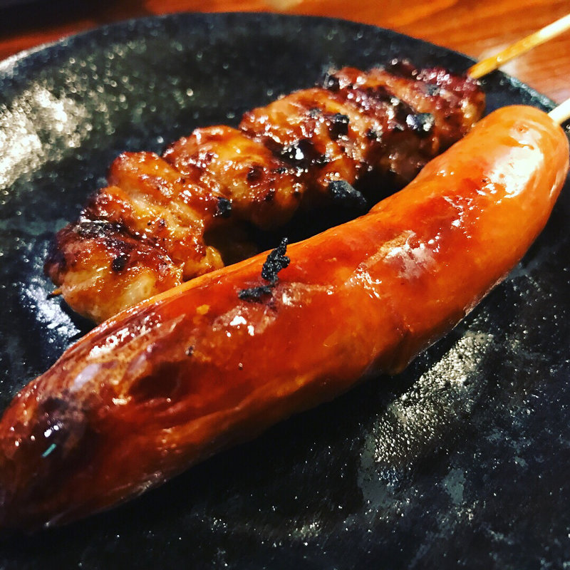 ウインナー&セセリ(やきとり蛙)