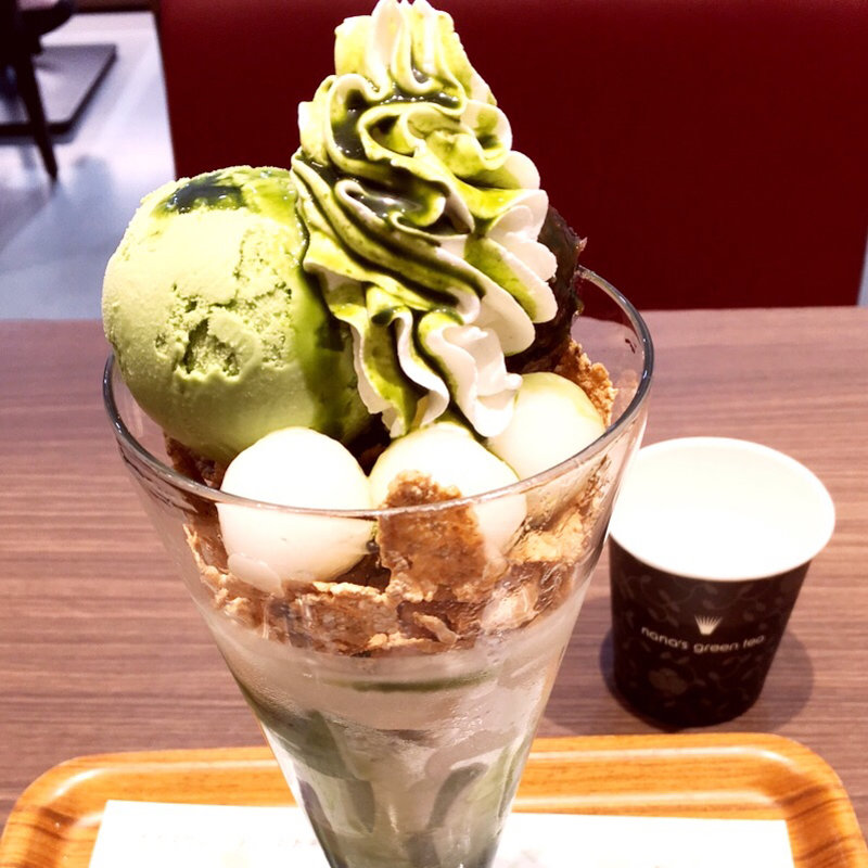 抹茶白玉パフェ(ナナズグリーンティー ディアモール大阪店)