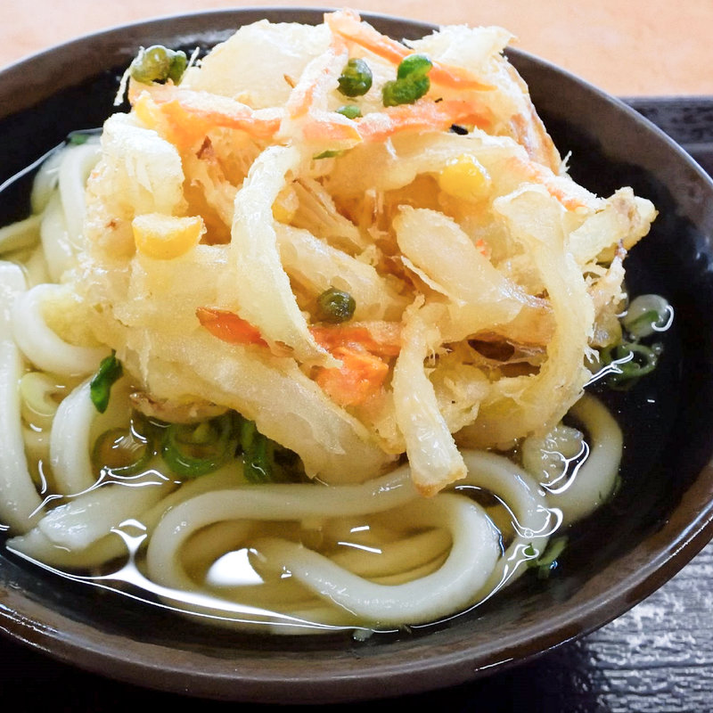 かけ+かき揚げ(こんぴらや 成合店 )