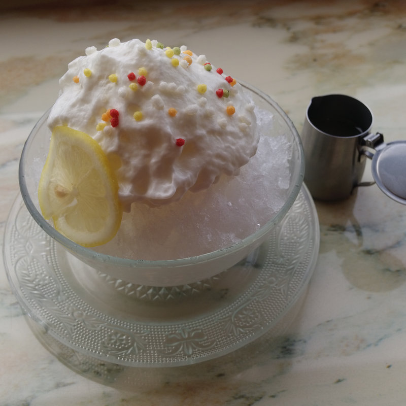 ヨーグルトエスプーマのかき氷(レモン)(シャンガーデン （Xiang Garden）)