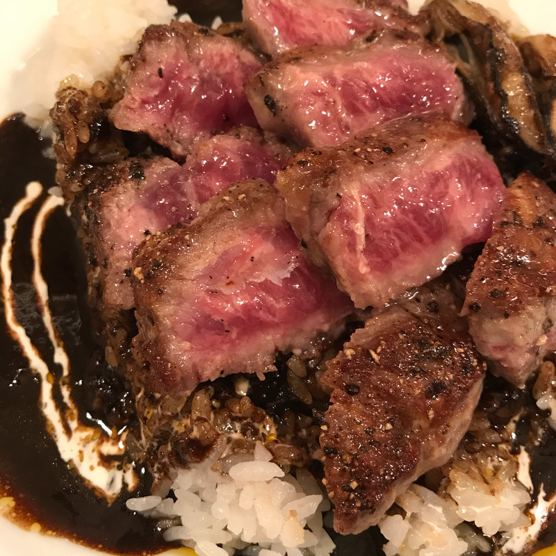 ダブルステーキカレー(銀座 楸(ひさぎ))