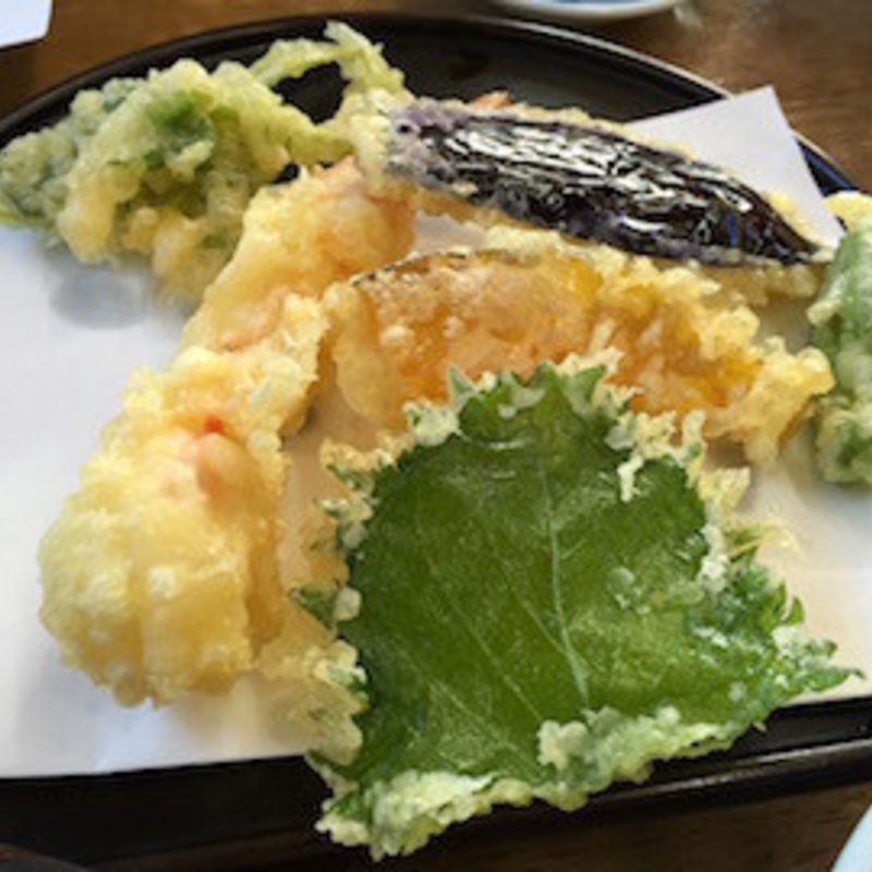 さくさくの天ぷら(湧水 （ゆうすい）)