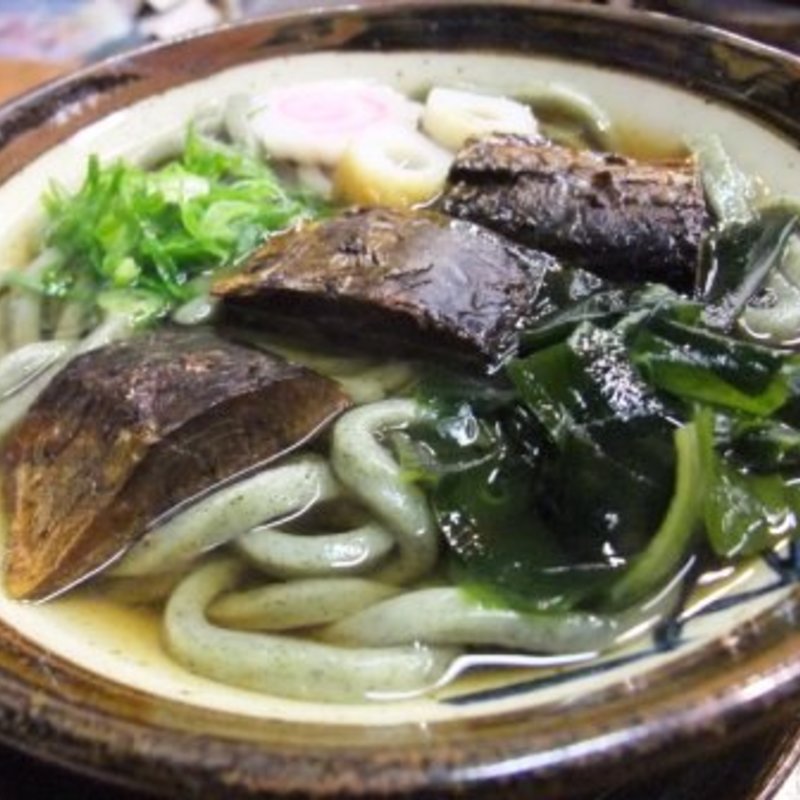 にしんよもぎうどん(中島屋食堂 )