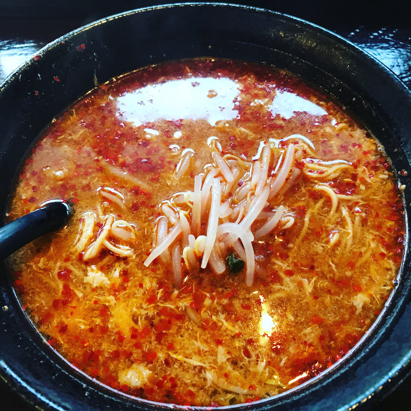 辛麺（大辛）(トマトラーメンと辛麺のお店 DOPO 空港東店)