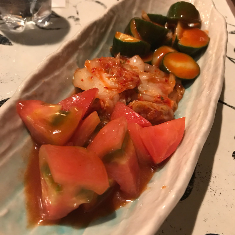 キムチ盛り合わせ(敦煌)