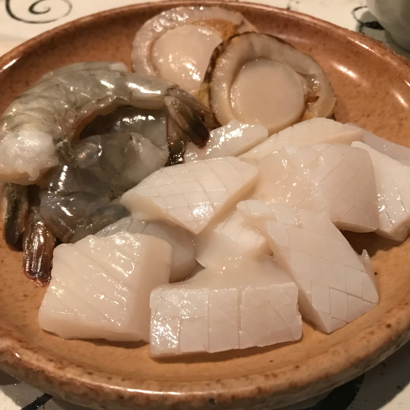 海鮮盛り合わせ(敦煌)