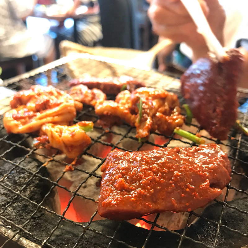 ホルモン焼き(大東苑)