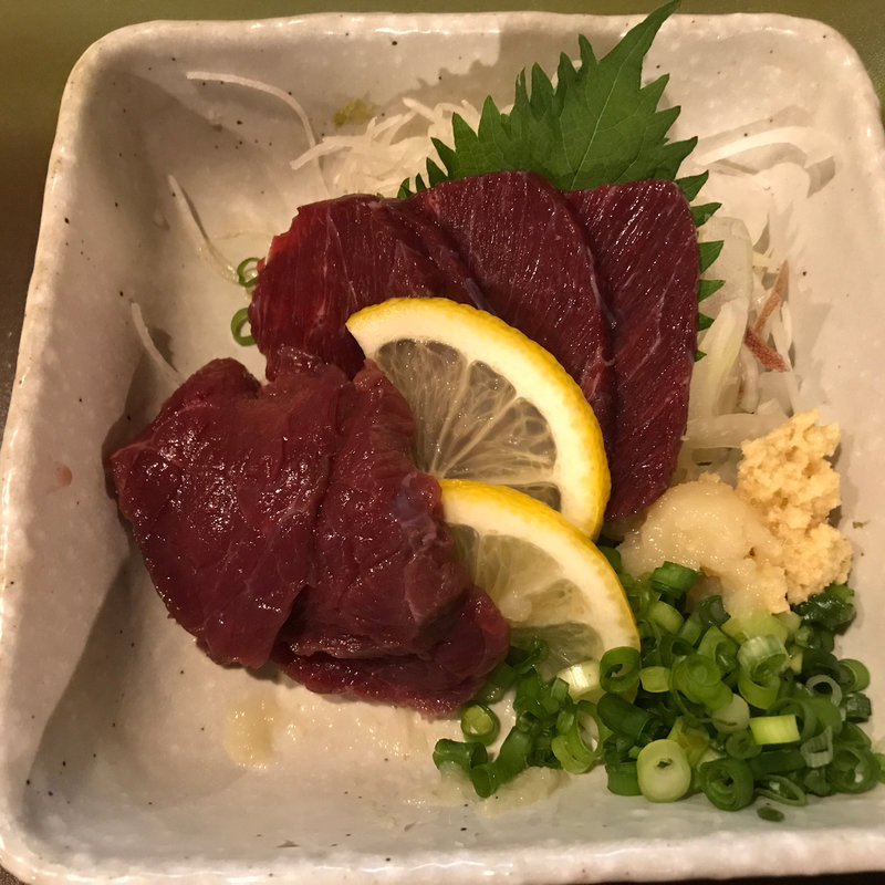 馬刺し(炭火台所たかし家)