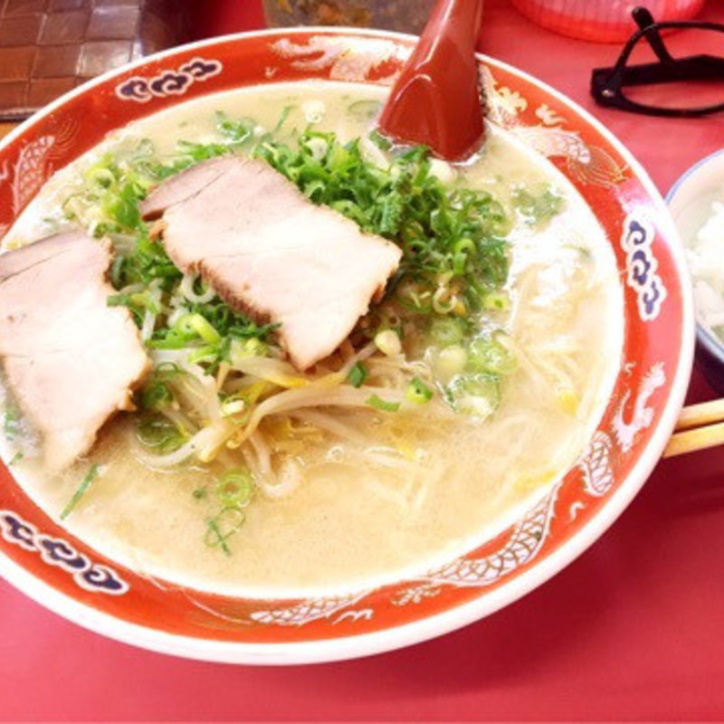 もやしラーメン大盛り(長浜ラーメン 長浜一番 飾磨店)