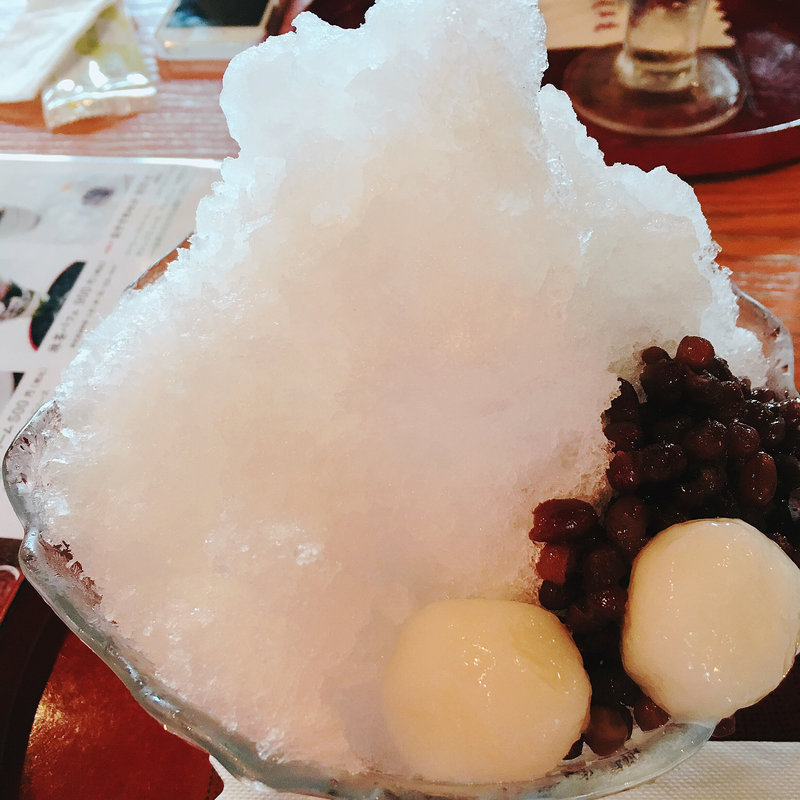 みぞれかき氷(天平庵 東大寺店 )