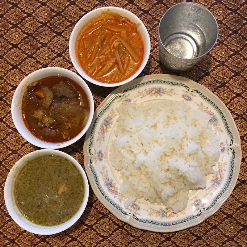 タイカレーセット(アゲインタイ家庭料理 )