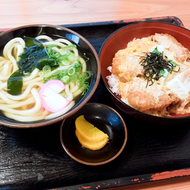 かつ丼セット(手打ちうどん つるや )