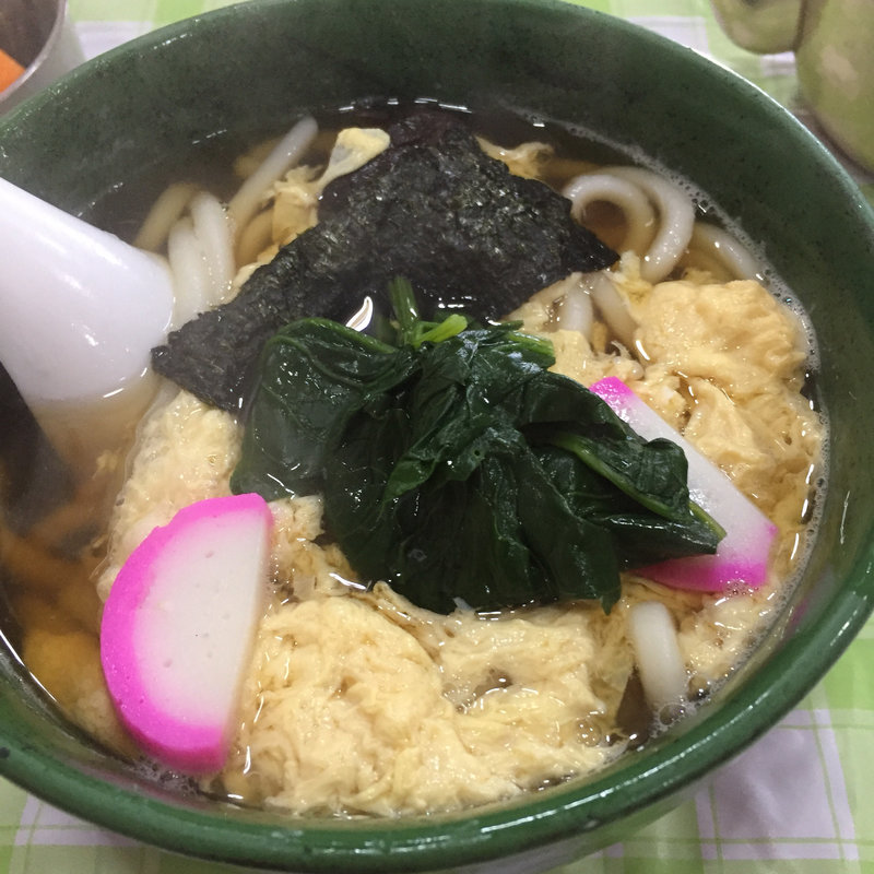 とじうどん(長寿庵)