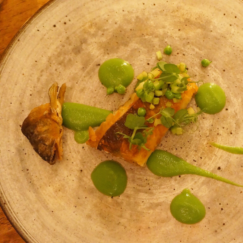 鯵とアボカド(Bistro YEBISU)