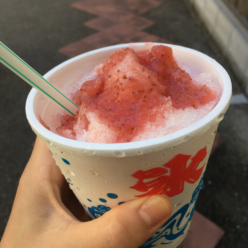 かき氷(ティンカーベル)