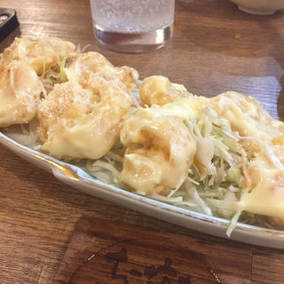 ぷりぷりの海老マヨ(ちー坊のタンタン麺 阿波座店)