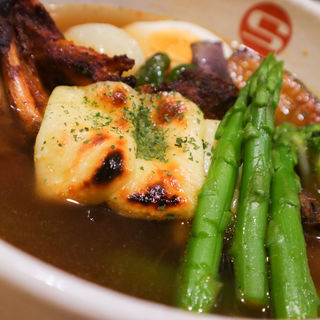 タンドリーチキンと野菜のカレー(カレーショップ エス)