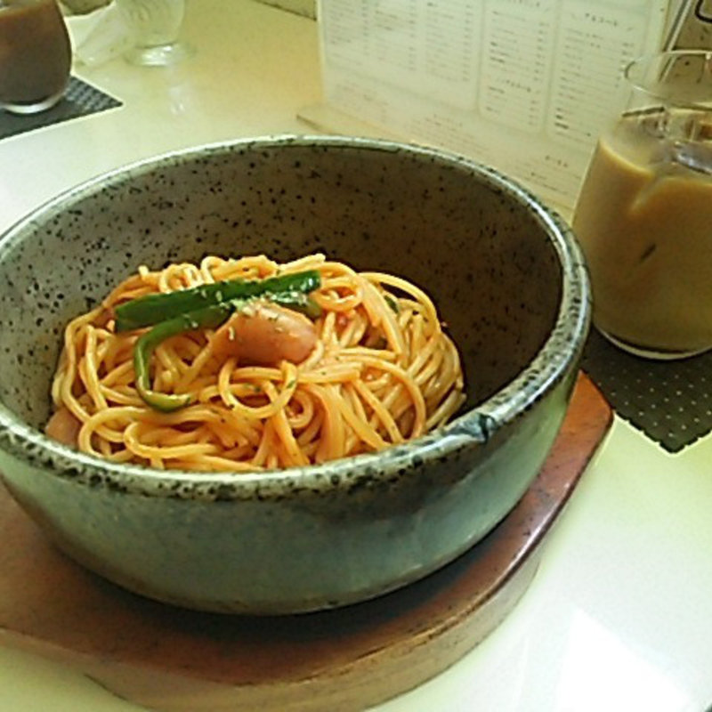 昔懐かしナポリタン(花論珈琲茶房 藻岩本店)