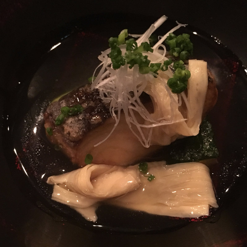 鰆とズッキーニの揚げだし(本店 並木橋 なかむら)