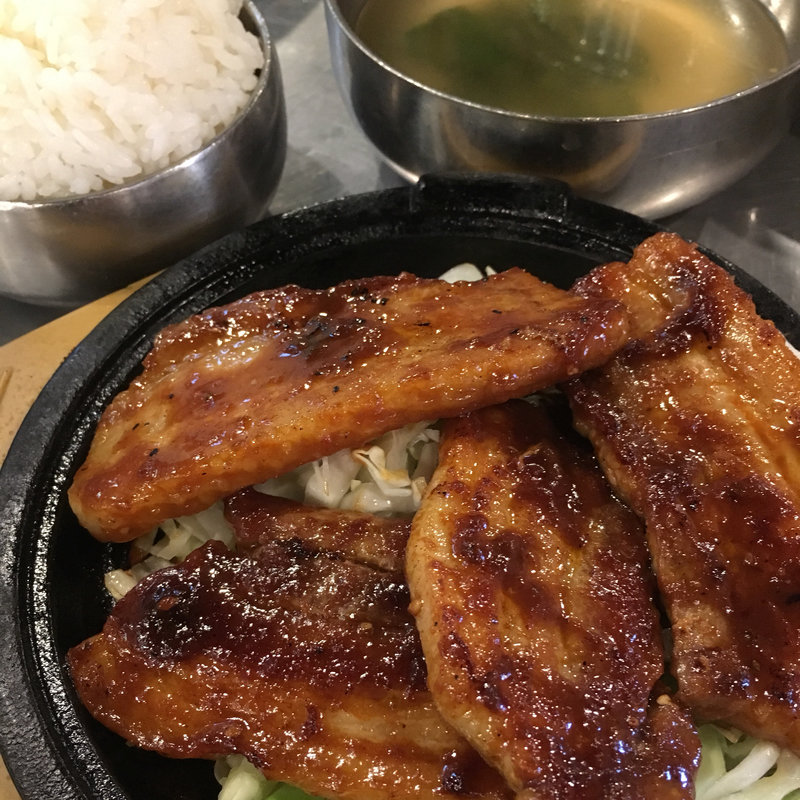 バラステーキ定食(韓豚屋 池袋サンシャインシティ店)