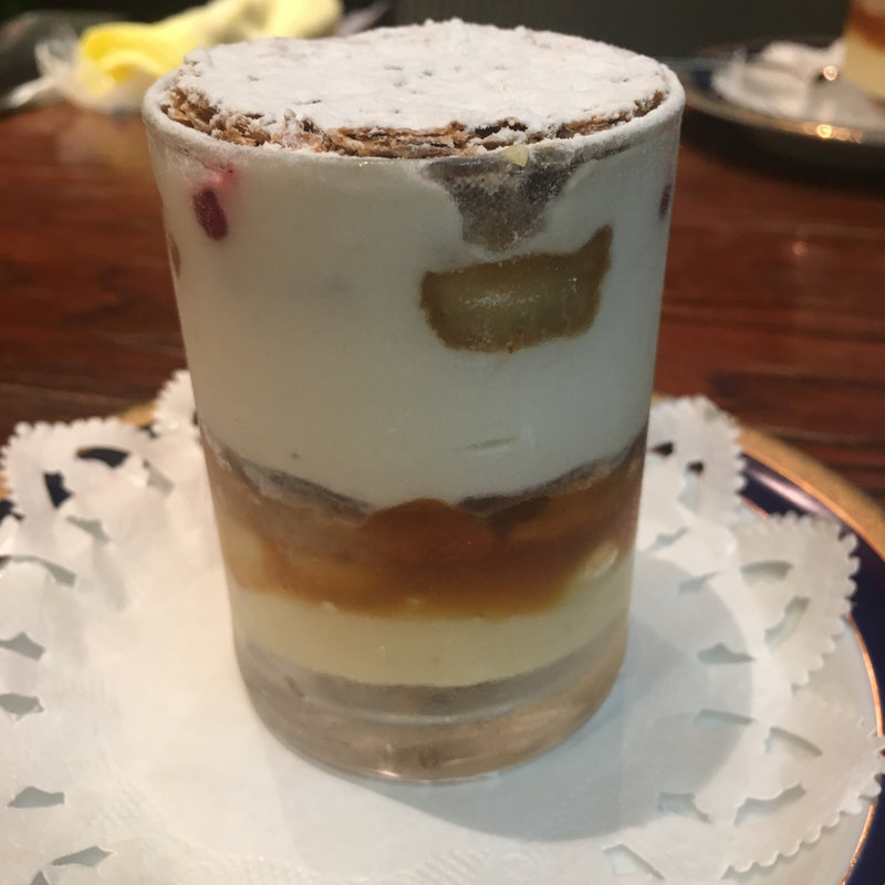 白桃のミルフィーユ(神戸にしむら珈琲店 中山手本店 （コウベニシムラコーヒーテン）)