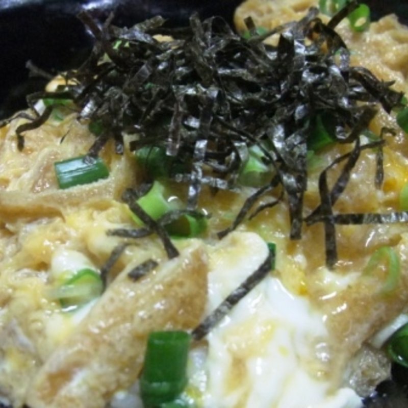 きつね丼(大衆食堂　松岡)