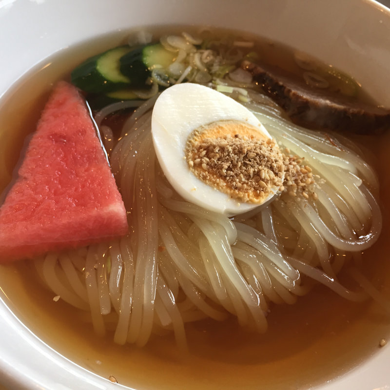 おすすめランチ（小冷麺・カルビ・ロース・ホルモン・ライス）(髭 （HIGE）)