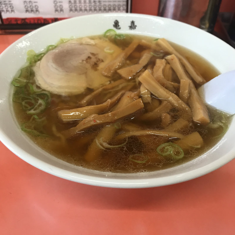手打ち　メンマラーメン(佐野らーめん 亀嘉 （かめよし）)