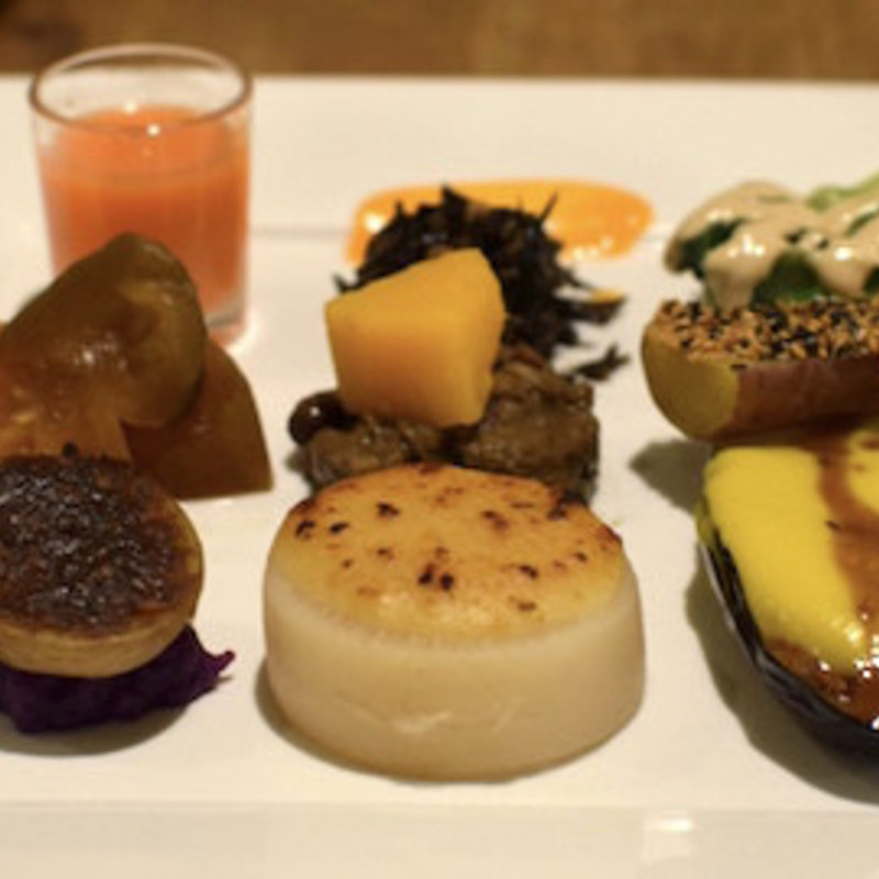 野菜料理の盛り合わせ(日水土)