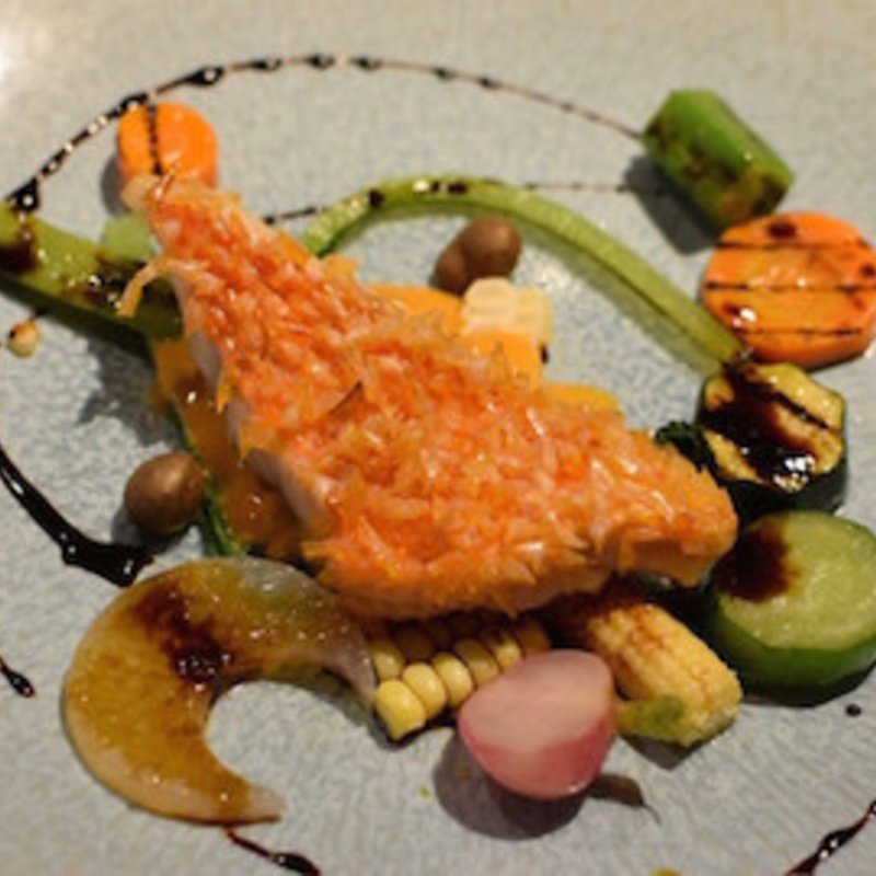 金目鯛の鱗焼き(ビズ 神楽坂 （bisous）)